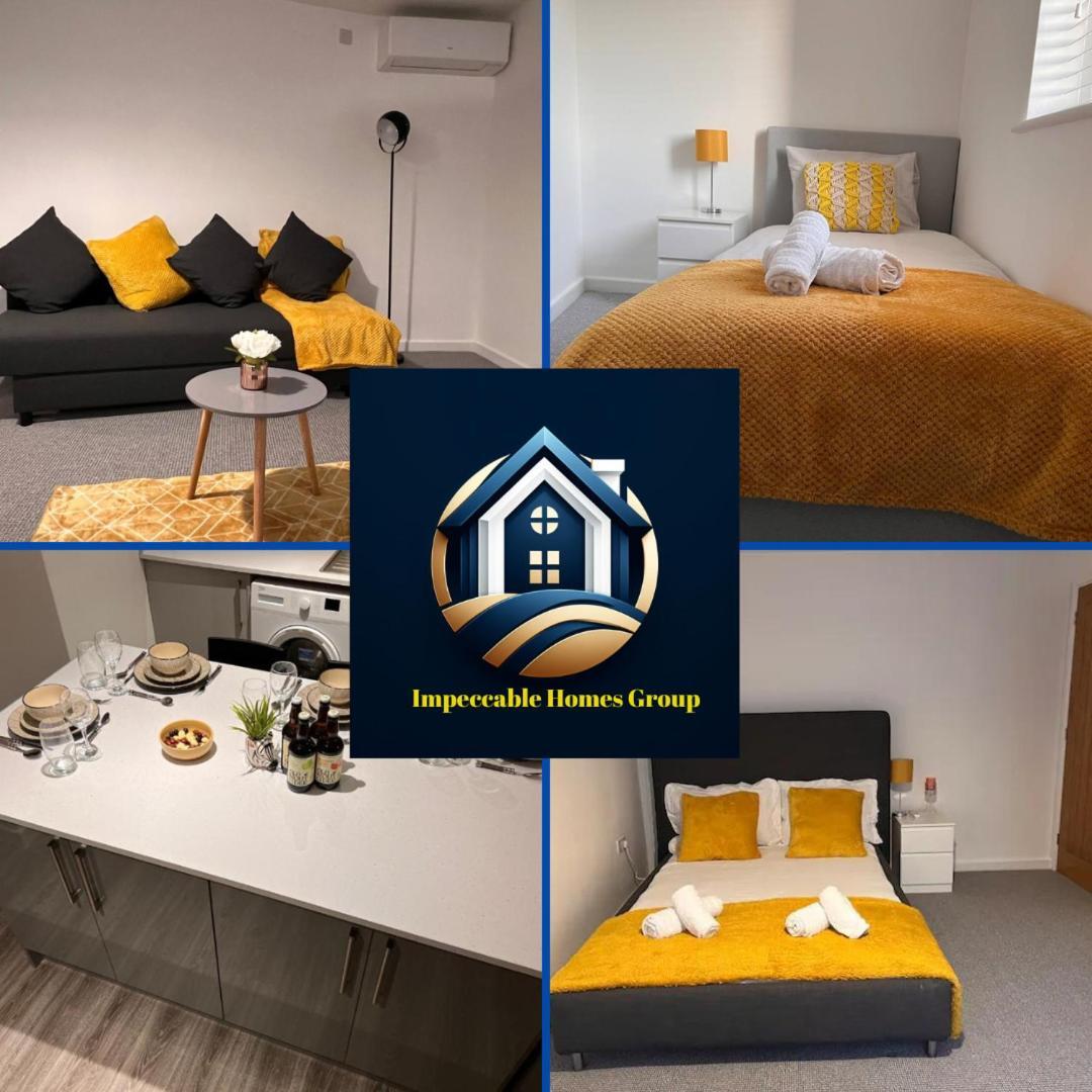 Superb Modern Flat In Northampton, Parking &Ev Leilighet Eksteriør bilde